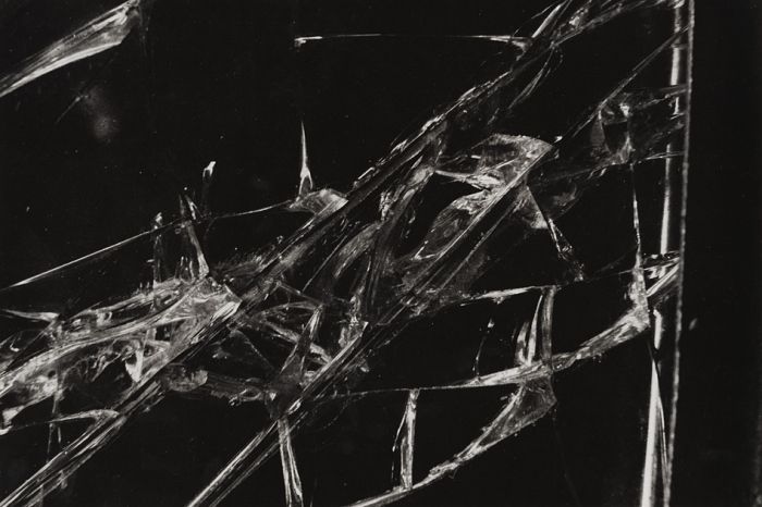 Cracked Truck Window #1, 1966, 35-1-1-5, 9x13 Gelatin SIlver Print 