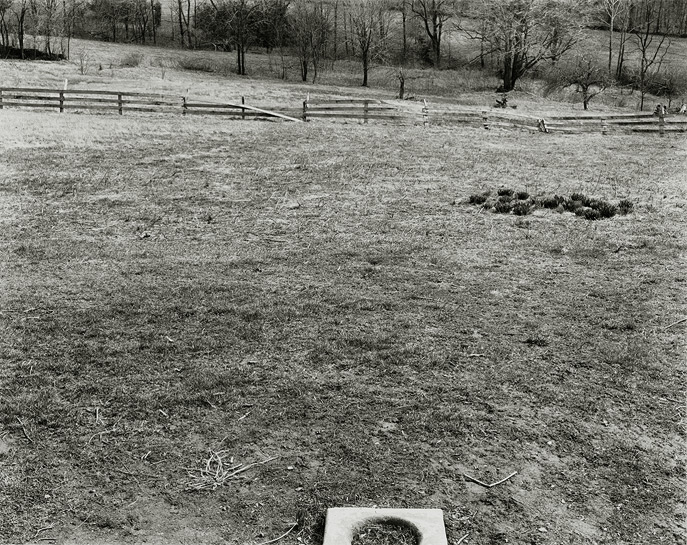 Near Frenchtown, New Jersey, 1968, 81-6805-01, 8"x10" gelatin silver chloride contact print