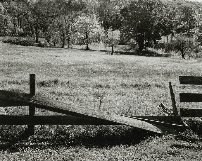 Near Frenchtown, New Jersey, 1968, 81-6805-02, 8"x10" gelatin silver chloride contact print