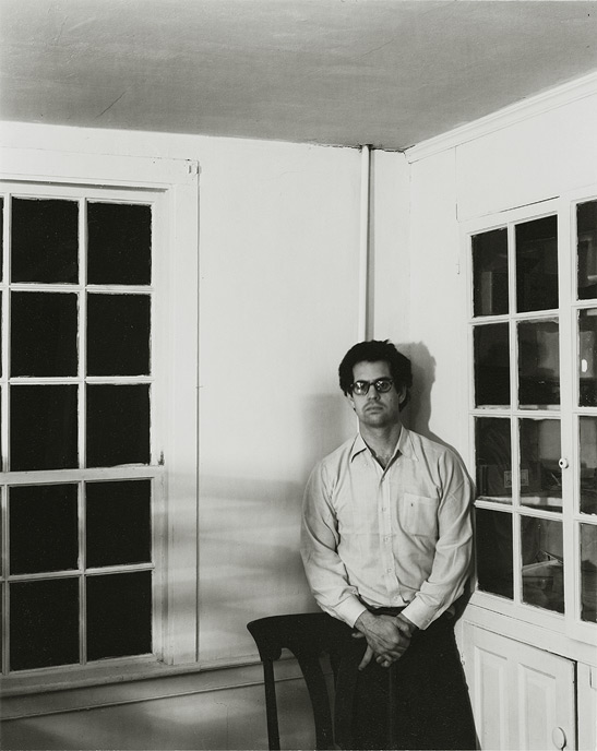 Self Portrait, Near Frenchtown, New Jersey, 1968, 81-6805-11, 8"x10" gelatin silver chloride contact print