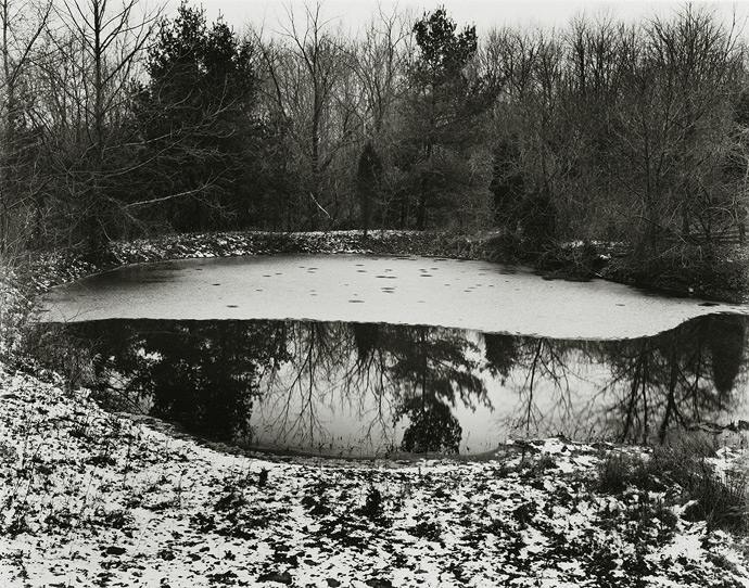 Near Frenchtown, New Jersey, 1971, 81-7112-03, 8x10 gelatin silver chloride contact print