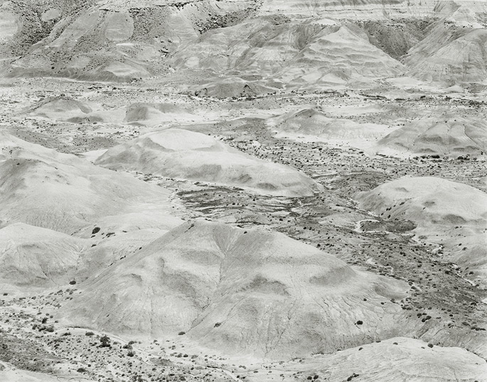 Painted Desert, Arizona, 1978, 81-7805-92-99, 8x10-inch gelatin silver chloride contact print