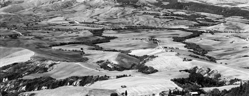 Plate 30 Val d'Orcia from Castigiloncello del Trinoro